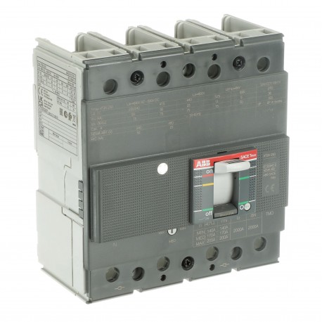 ABB 1SDA068069R1 1SDA068069R1 ABB XT3N 250 TMD 200-2000 4p F F InN 100%