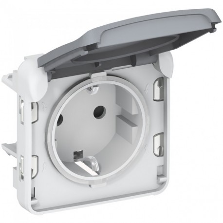 LEGRAND 069571 069571 LEGRAND PL-COMP E/S 2P+T TOR GRAY