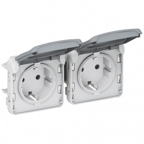 LEGRAND 069576 069576 LEGRAND PL-COMP E/S 2X2P+T AUT HOR GR