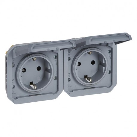 LEGRAND 069576L 069576L LEGRAND PL-COMP I/O 2X2P+T AUT HOR GR