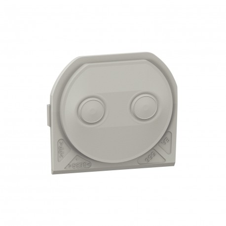 Legrand 069599L PL-MEMBRANE 2 GREY OUTLETS