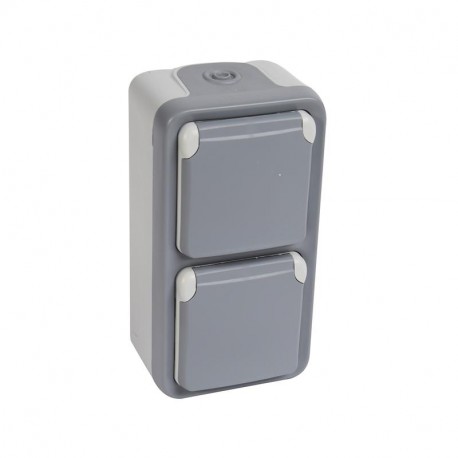 Legrand 069704 PL-MBL SUP 2X2P+T TOR SEE GRAY