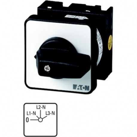 Eaton-moeller T0-2-15921/EZ Y7-69710 EATON ELECTRIC Voltmeter selector switches, Contacts: 4, 20 A, 3 x phase-N, fr..