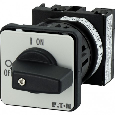 Eaton-moeller T0-1-8200/EZ Y7-69725 EATON ELECTRIC On-Off switch, 1 pole, 20 A, 90 °, centre mounting
