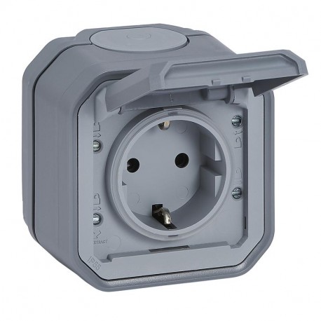 LEGRAND 069730L 069730L LEGRAND PL-MBL SUP 2P+T AUT GREY