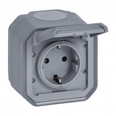 LEGRAND 069733L 069733L LEGRAND PL-MBL SUP 2P+T TOR GREY