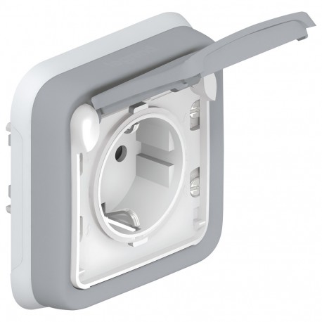 Legrand 069833 PL-MBL EMP 2P+T TORN GRAY