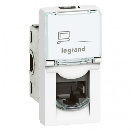 Legrand 076563 MO-BASE RJ45 C6 STP 1M BL