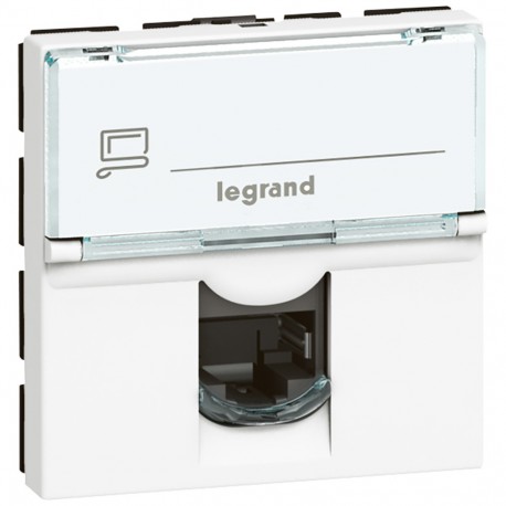 Legrand 076592 MO-BASE RJ45 C6 FTP 90 2M BL