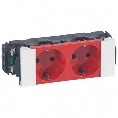 Legrand 077242 MO-BASE 2X2P+T RO TUE DLP CD