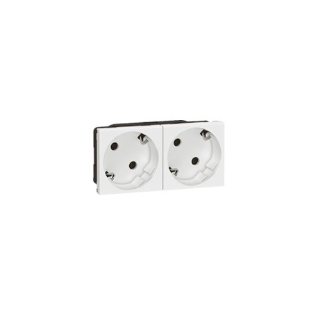 Legrand 077252 MO-BASE 2X2P+T BL CAR