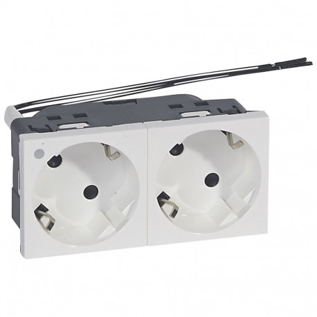 LEGRAND 077290 077290 LEGRAND MO-BASE 2X2P+T BL AUTO PIL
