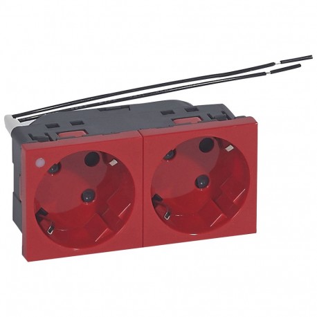 LEGRAND 077292 077292 LEGRAND MO-BASE 2X2P+T-RO SELF-PIL SEL