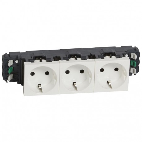 LEGRAND 077403 077403 LEGRAND MO-SOCKET 3X2P+T SCHUKO DLP