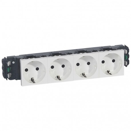 LEGRAND 077404 077404 LEGRAND MO-SOCKET 4X2P+T SCHUKO DLP