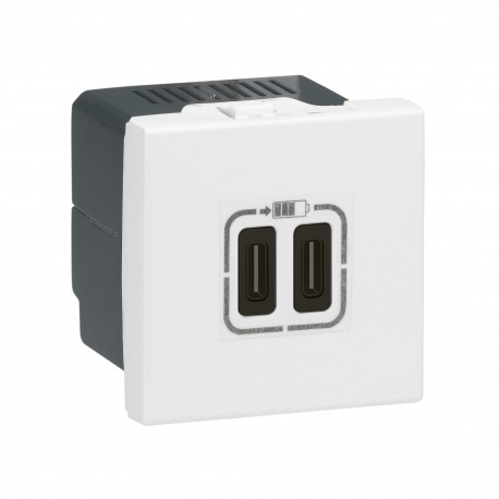 LEGRAND 077590 077590 LEGRAND MO-BASE USB C+C 3A 15W 2M BL