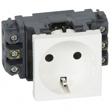 LEGRAND 077601 077601 LEGRAND MO-SOCKET 2P+T BL DLP TOR