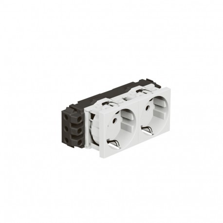 LEGRAND 077602 077602 LEGRAND MO-BASE 2X2P+T BL DLP TOR