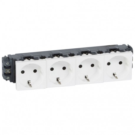 LEGRAND 077604 077604 LEGRAND MO-BASE 4X2P+T BL DLP TOR
