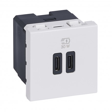 LEGRAND 077631L 077631L LEGRAND MO-2USB C+C 2M 30W BL