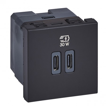Legrand 077633L MO-2USB C+C 2M 30W NM