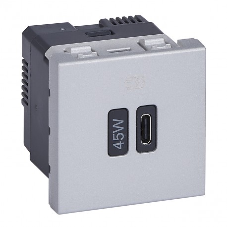LEGRAND 077656L 077656L LEGRAND MO-USB C 2M 45W AL