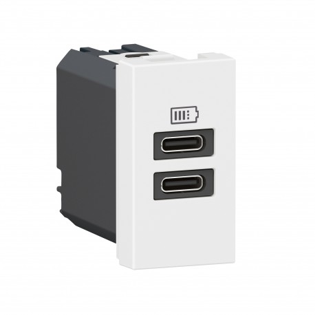 LEGRAND 077680L 077680L LEGRAND MO-2USB C+C 1M 15W BL