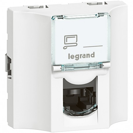 Legrand 078622 MO-BASE RJ45 C6 UTP PAS 2M BL