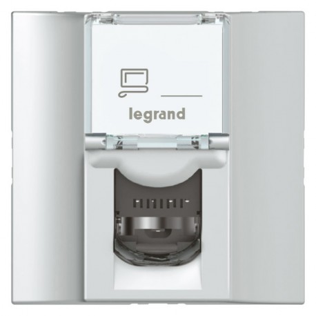 Legrand 078629 MO-BASE RJ45 C6A STP PAS 2M AL