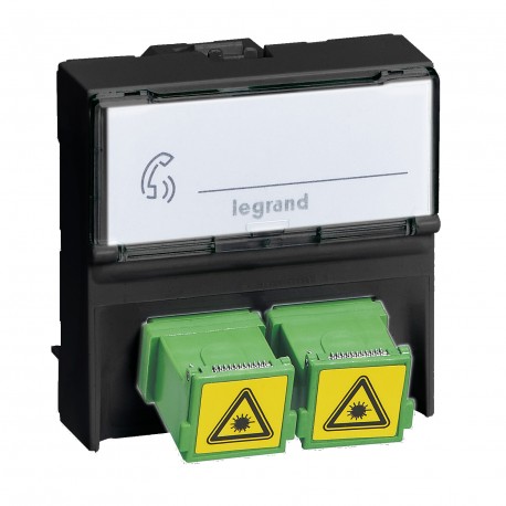 Legrand 079114L MO-BASE OPT 2XSC/APC 2M NM