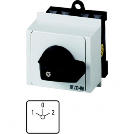 Eaton-moeller T0-3-8212/IVS Y7-79186 EATON ELECTRIC Changeoverswitches, Contacts: 6, 20 A, front plate: 1-0-2, 60 °..