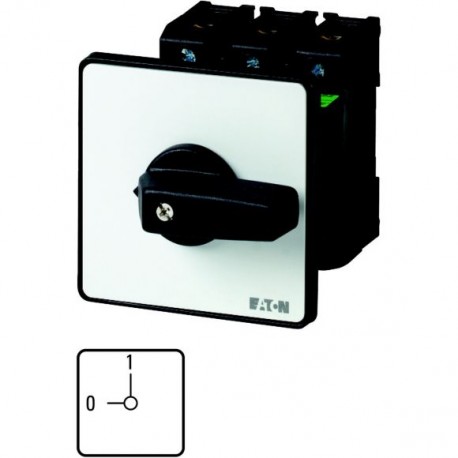 Eaton-moeller P3-63/E/HI11 Y7-79220 EATON ELECTRIC On-Off switch, 3 pole + 1 N/O + 1 N/C, 63 A, flush mounting