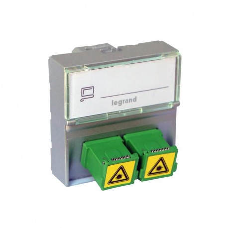 LEGRAND 079415L 079415L LEGRAND MO-BASE OPT 2XSC/APC 2M AL