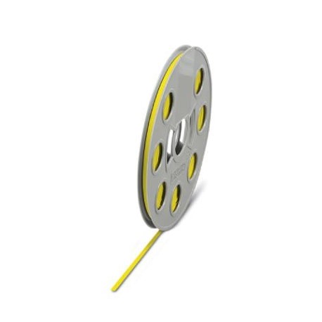 Phoenix contact WMS 2,4 (EX4)R YE CUS Shrink sleeve, Roll, yellow, labeled according to customer spe..
