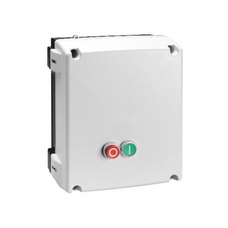 Lovato-electric M3P08012400B8 LOVATO DIRECT-ON-LINE-STARTER, ENCLOSED WITH THERMAL OVERLOAD RELAY, WITH START AND STOP/RESET..