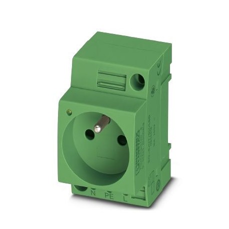 PHOENIX CONTACT EO-E/UT/SH/LED/GN EO-E/UT/SH/LED/GN 0804019 PHOENIX CONTACT Socket, Pin connector pattern type E, Screw connection, for France..