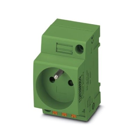 PHOENIX CONTACT EO-E/PT/SH/GN EO-E/PT/SH/GN 0804021 PHOENIX CONTACT Socket, Pin connector pattern type E, Push-in spring connection, for F..