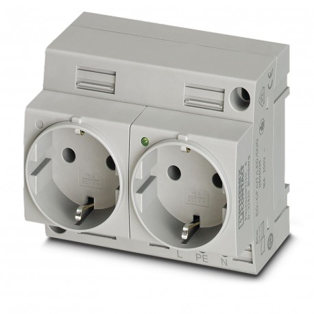 PHOENIX CONTACT EO-CF/UT/LED/DUO EO-CF/UT/LED/DUO 0804036 PHOENIX CONTACT Double socket
