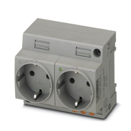 PHOENIX CONTACT EO-CF/PT/LED/DUO EO-CF/PT/LED/DUO 0804049 PHOENIX CONTACT Double socket