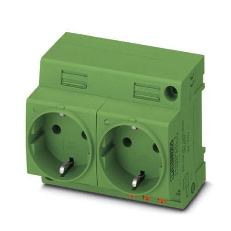 PHOENIX CONTACT EO-CF/PT/LED/DUO/GN EO-CF/PT/LED/DUO/GN 0804050 PHOENIX CONTACT Double socket