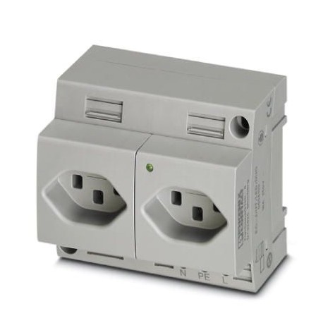 PHOENIX CONTACT EO-J/UT/LED/DUO EO-J/UT/LED/DUO 0804103 PHOENIX CONTACT Double socket