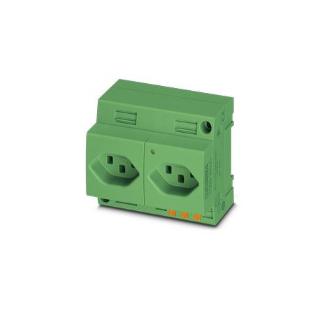 Phoenix contact EO-J/PT/LED/DUO/GN Double socket