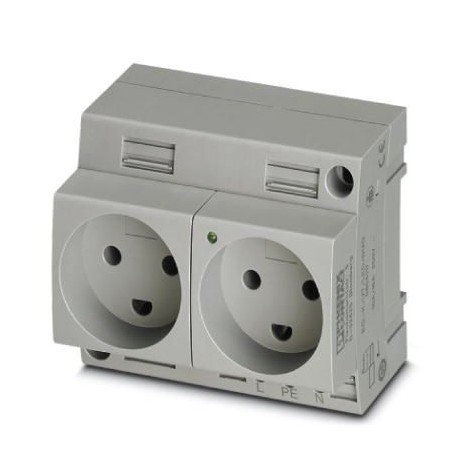PHOENIX CONTACT EO-K/UT/LED/DUO EO-K/UT/LED/DUO 0804117 PHOENIX CONTACT Double socket