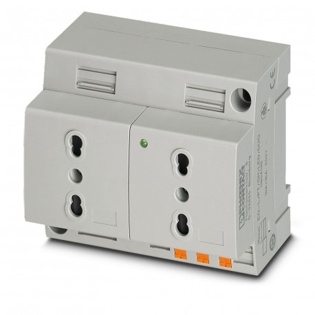 PHOENIX CONTACT EO-L/PT/SH/LED/DUO EO-L/PT/SH/LED/DUO 0804136 PHOENIX CONTACT Double socket, Pin connector pattern type L, Push-in spring conne..