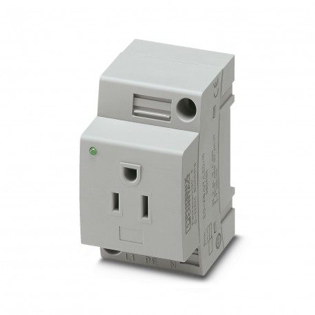 Phoenix contact EO-AB/UT/LED/15 Socket, Pin connector pattern type AB 15A, Screw connection, for USA..