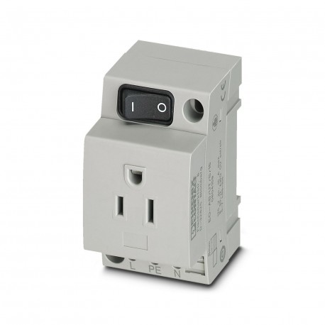 Phoenix contact EO-AB/UT/S/15 Socket, Pin connector pattern type AB 15A, Screw connection, for USA a..