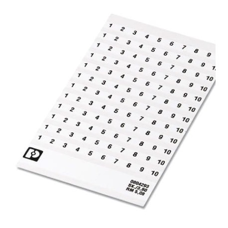 Phoenix contact SK 5,08/3,8: 1-250 Marker for terminal blocks