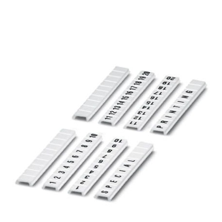 Phoenix contact ZBF 4/WH-100:UNBEDRUCKT Zack Marker strip, flat
