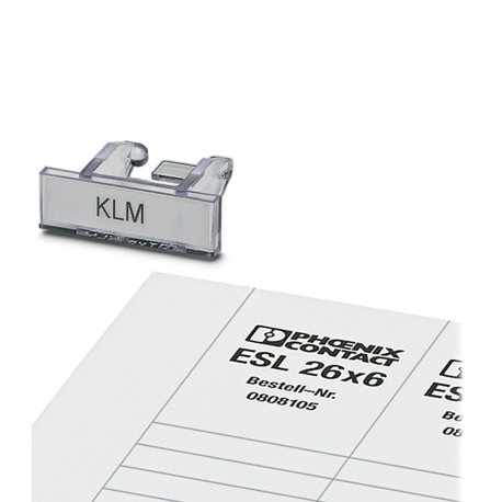 Phoenix contact KLM + ESL 26X6 Terminal strip marker carrier