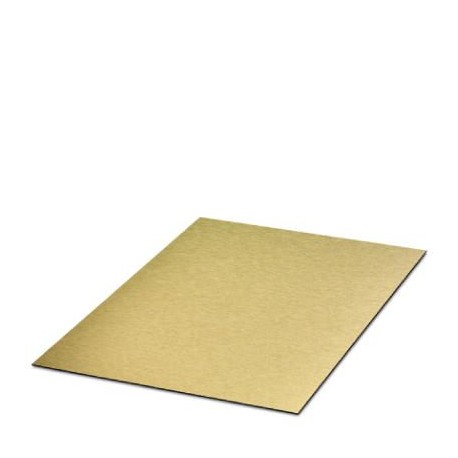 Phoenix contact GPAL 400X300X1,5 SR/BK/GD Engraving plate for outdoor use